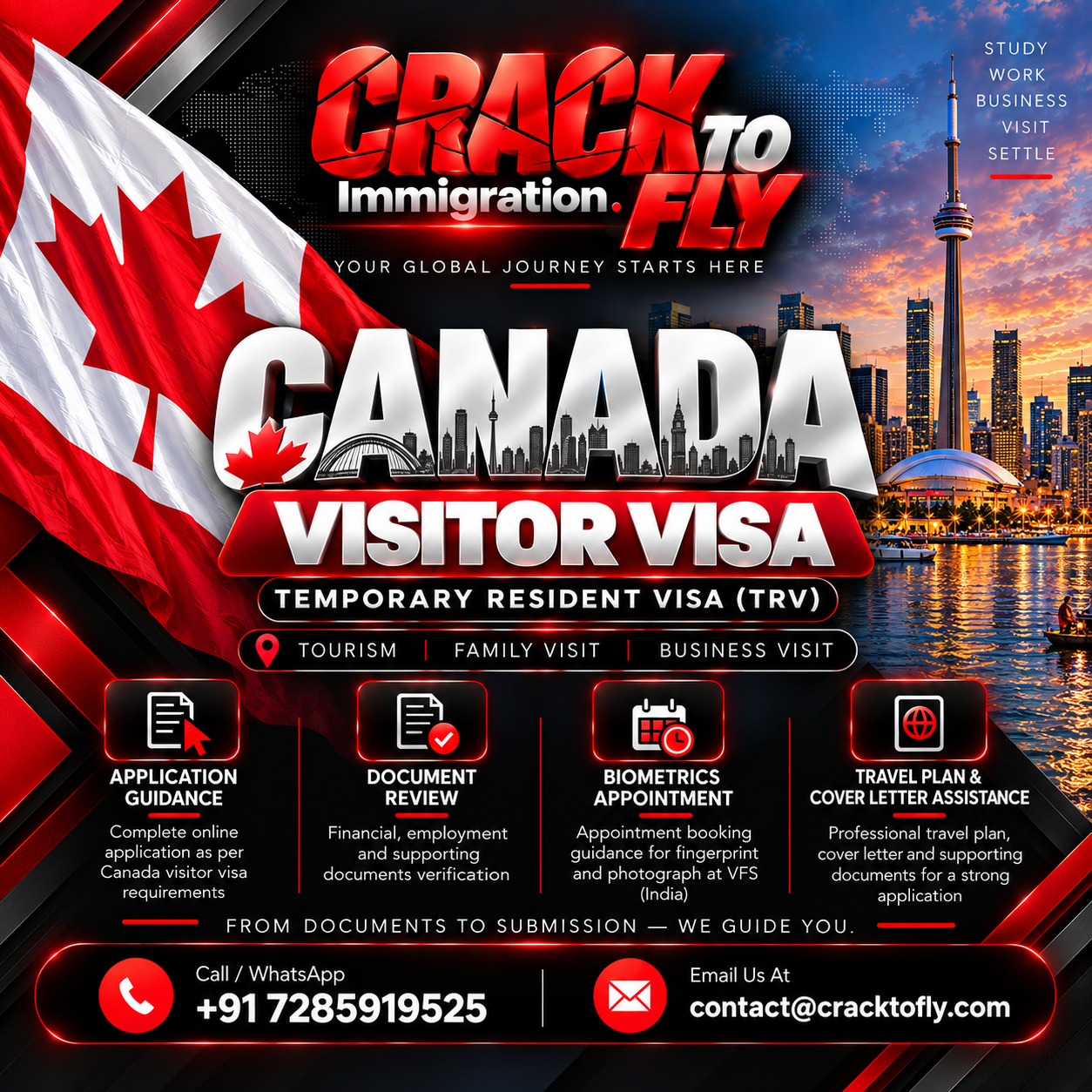 Canada — Crack To Fly catalogue artwork